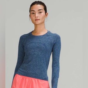 lululemon athletica Blue Long Sleeve Top